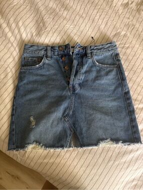 Denim skirt